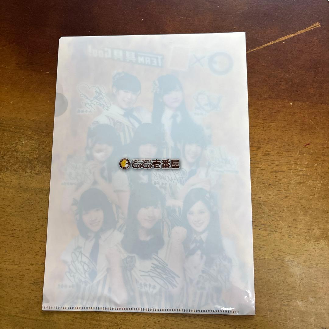元SKE48 CoCo壱番屋 コラボ クリアファイル — image 2