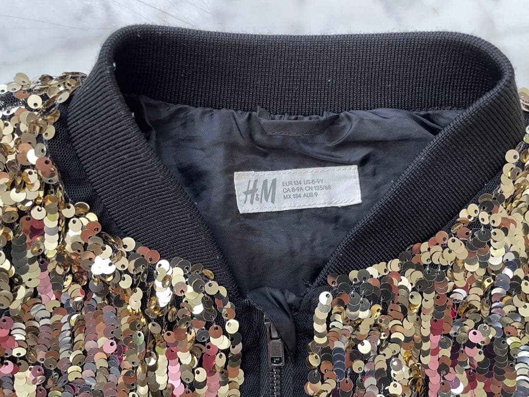 H&M マルチカラースパンコールジャケット　135cm — image 2