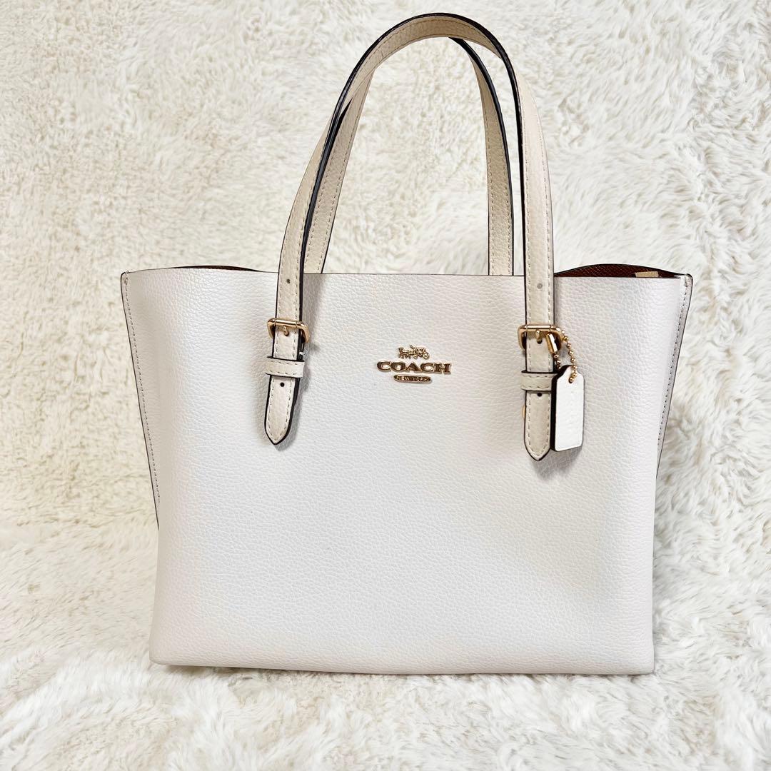COACHコーチ✨️モリー　2way　ショルダー　ハンドバッグ　レザー　アイボリー — image 2