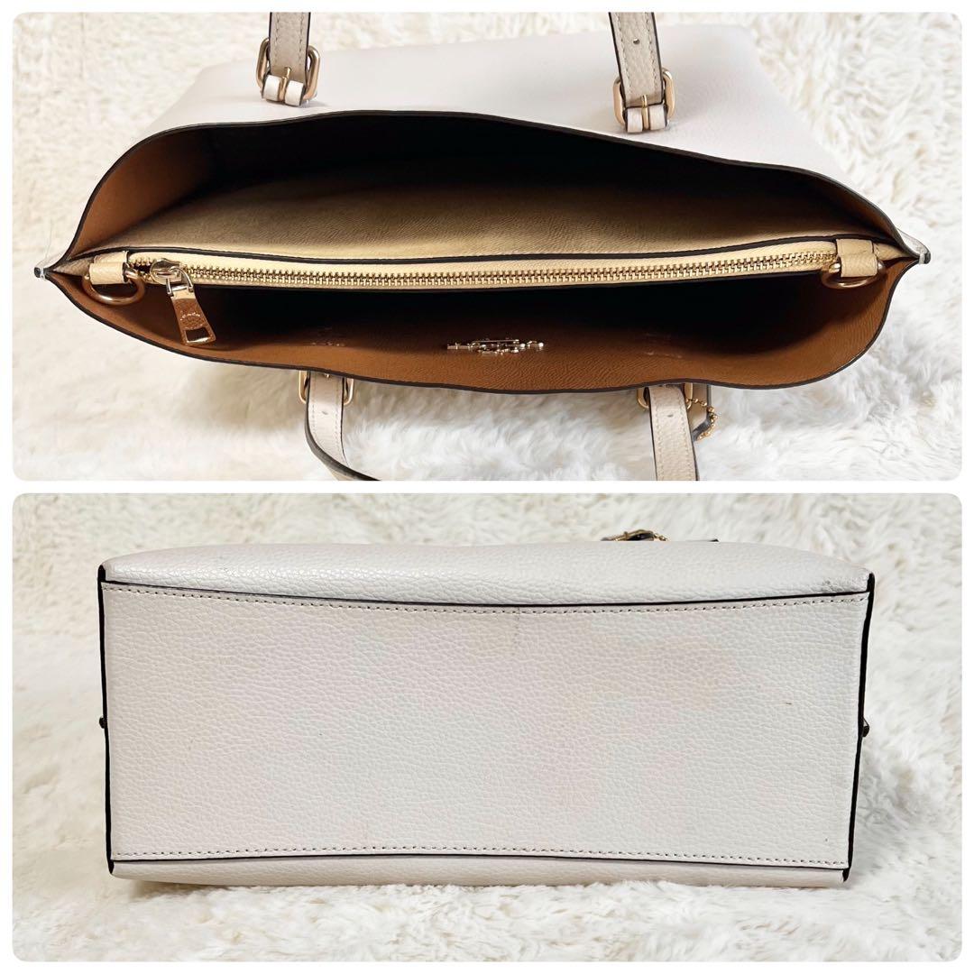 COACHコーチ✨️モリー　2way　ショルダー　ハンドバッグ　レザー　アイボリー — image 5