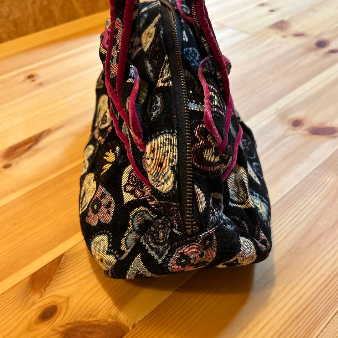 ANNA SUI ハンドバッグ ハート柄 蝶モチーフ — image 4