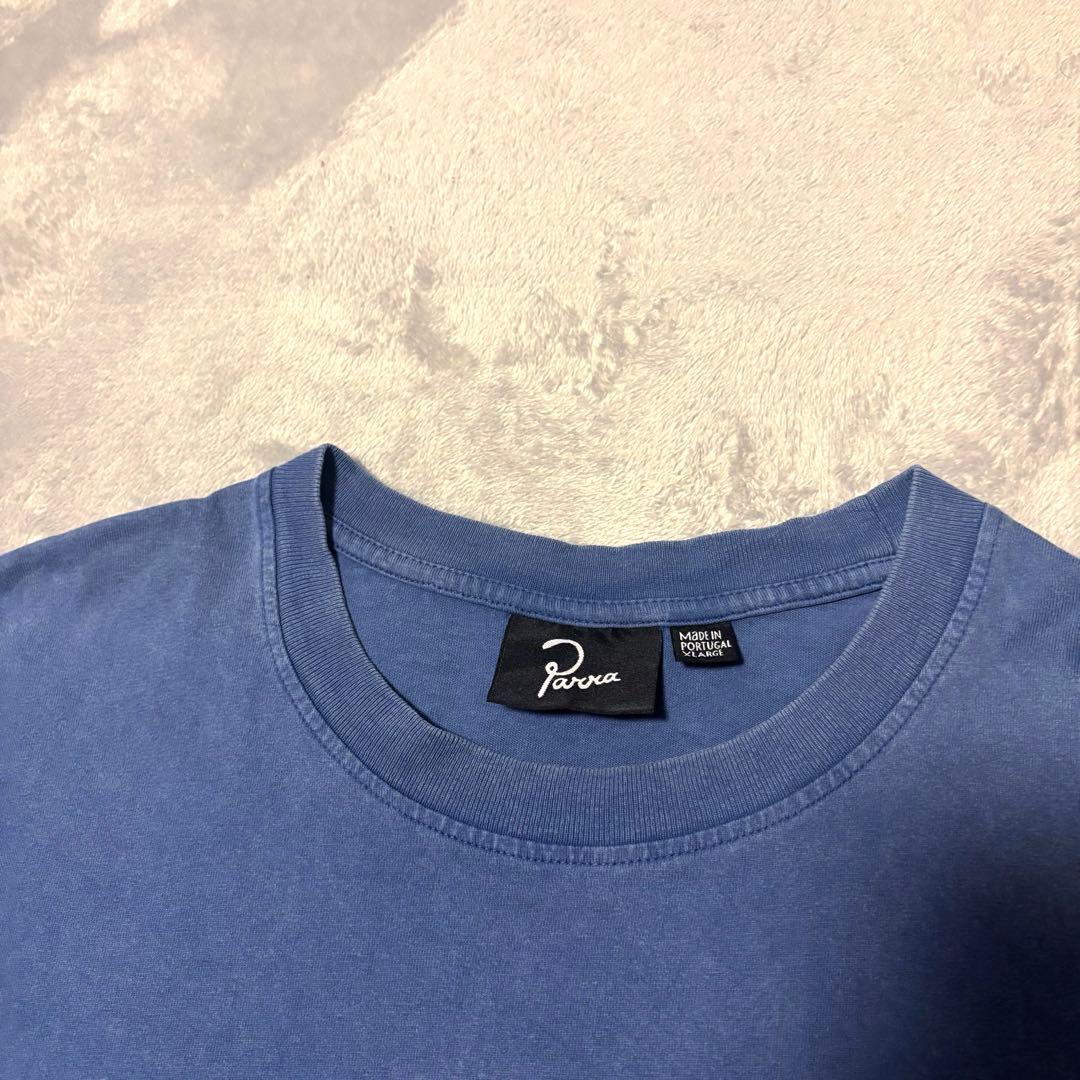 Parra Tシャツ ブルー 刺繍ロゴ — image 2