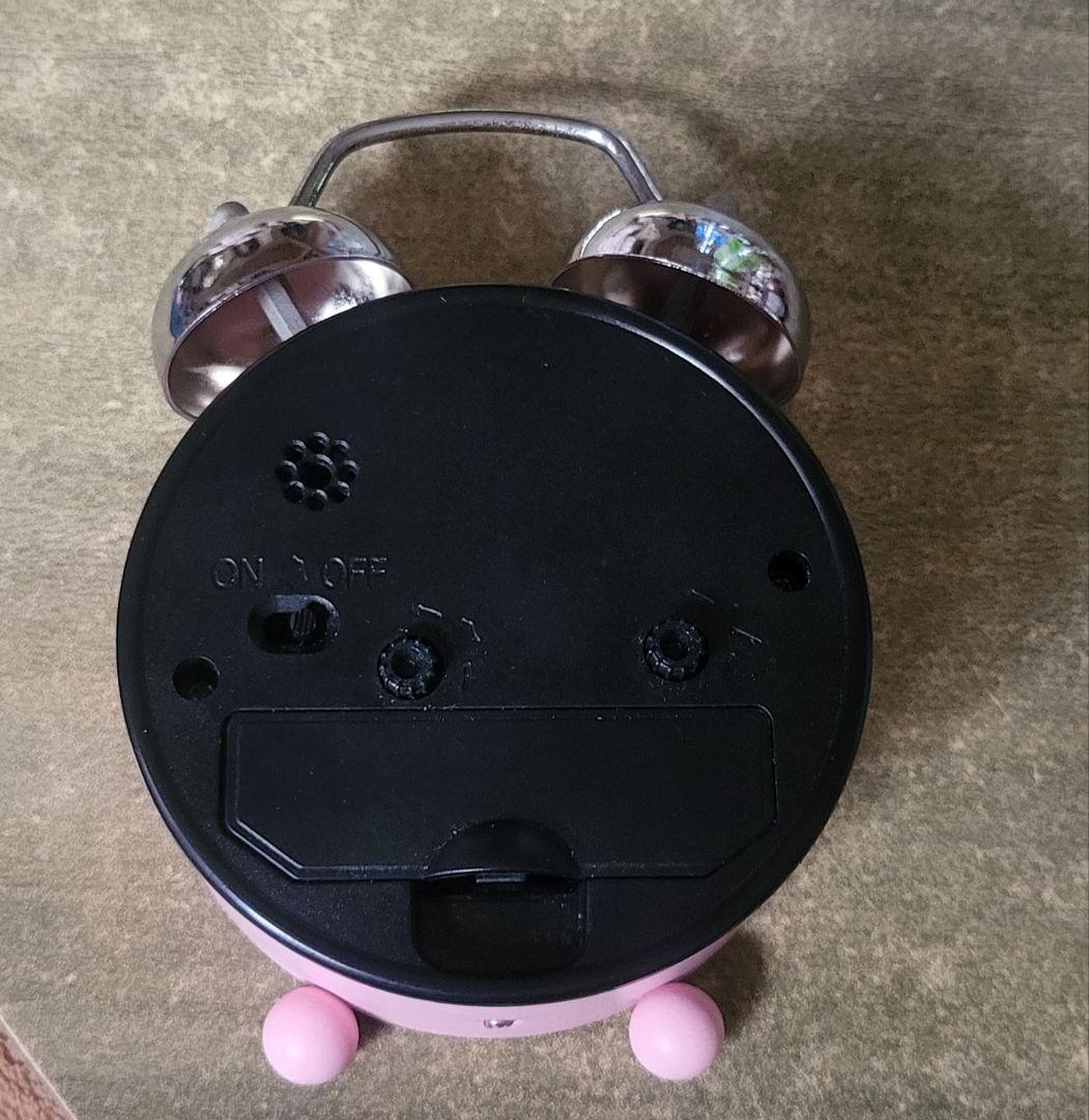 【　中古　】PEANUTS スヌーピー アラームクロック ピンク — image 2