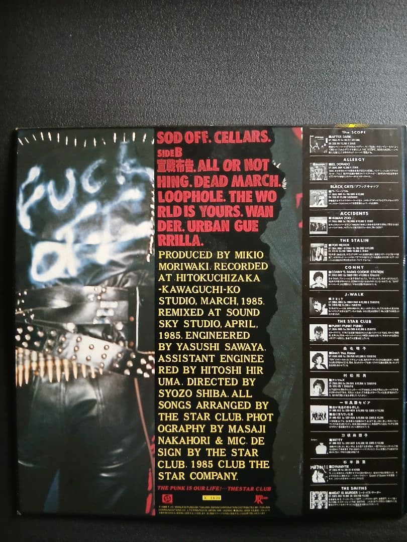 THE STAR CLUB PUNK! PUNK! PUNK! LPレコード‼️ — image 3