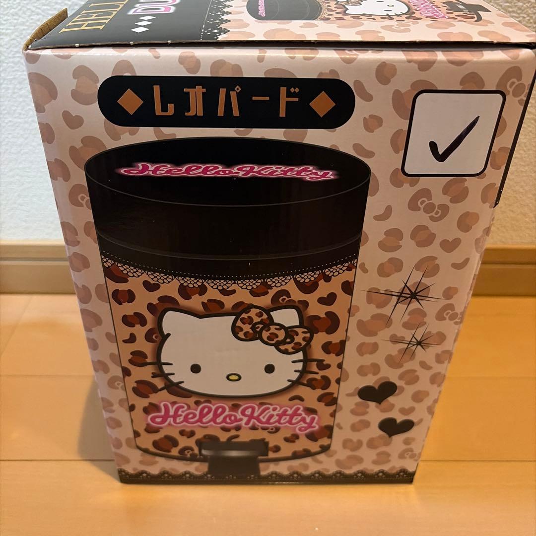 Hello kitty ダストボックス　レオパード柄 — image 2