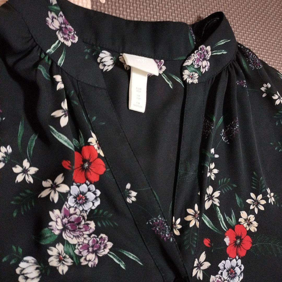 H＆M ブラウス 長袖ブラウス ロング オーバーシャツ レディース XL — image 2