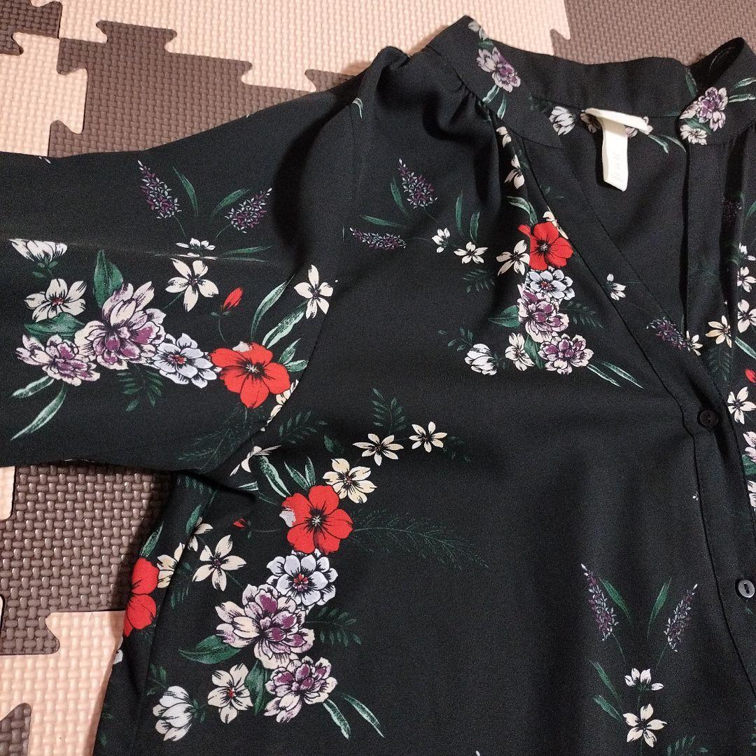 H＆M ブラウス 長袖ブラウス ロング オーバーシャツ レディース XL — image 4