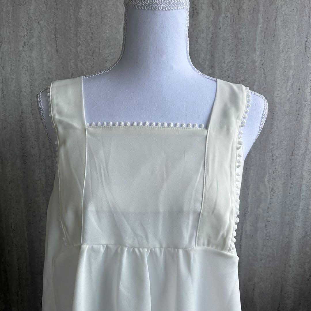 美品 O's no brand style ポンポンレース キャミソール F — image 2