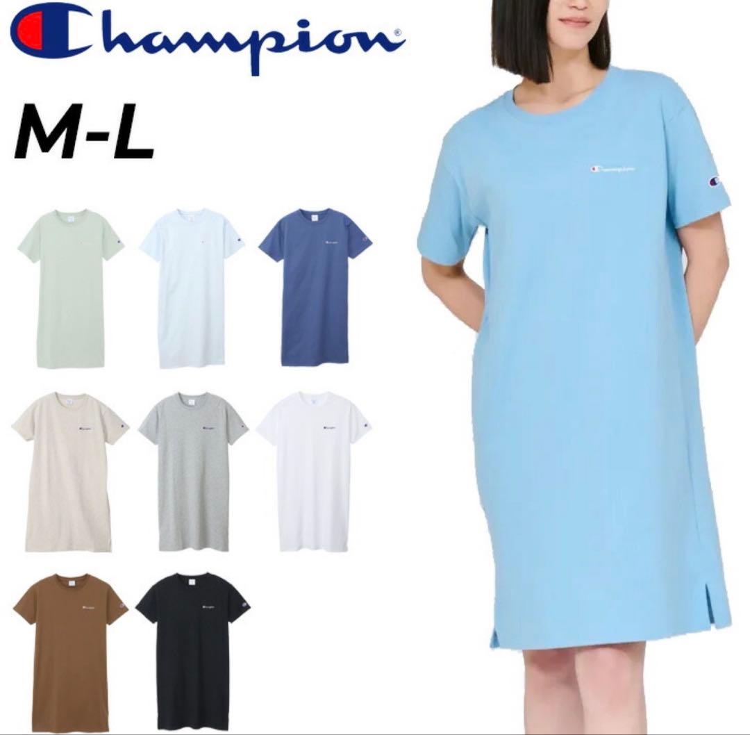 【新品未使用】Champion チャンピオン Tシャツワンピース L ホワイト — image 2