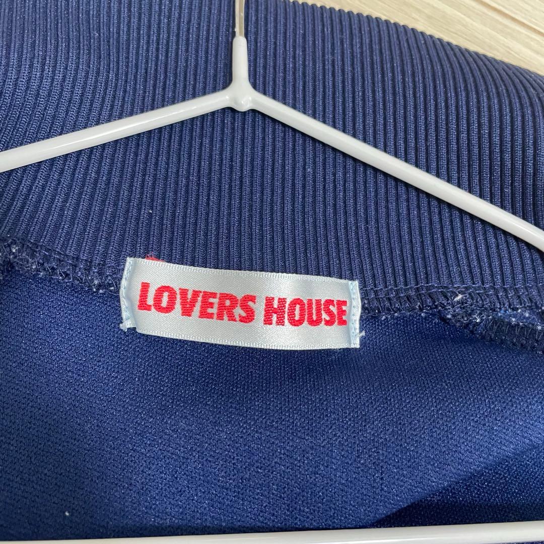 レア 当時物　LOVERS HOUSE ジャージ　ネイビー　Mサイズ　Y2K — image 5