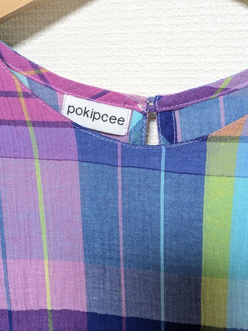 ポキプシー　薄手のコットンクレープ生地　 トップス　pokipcee　新品未使用 — image 2