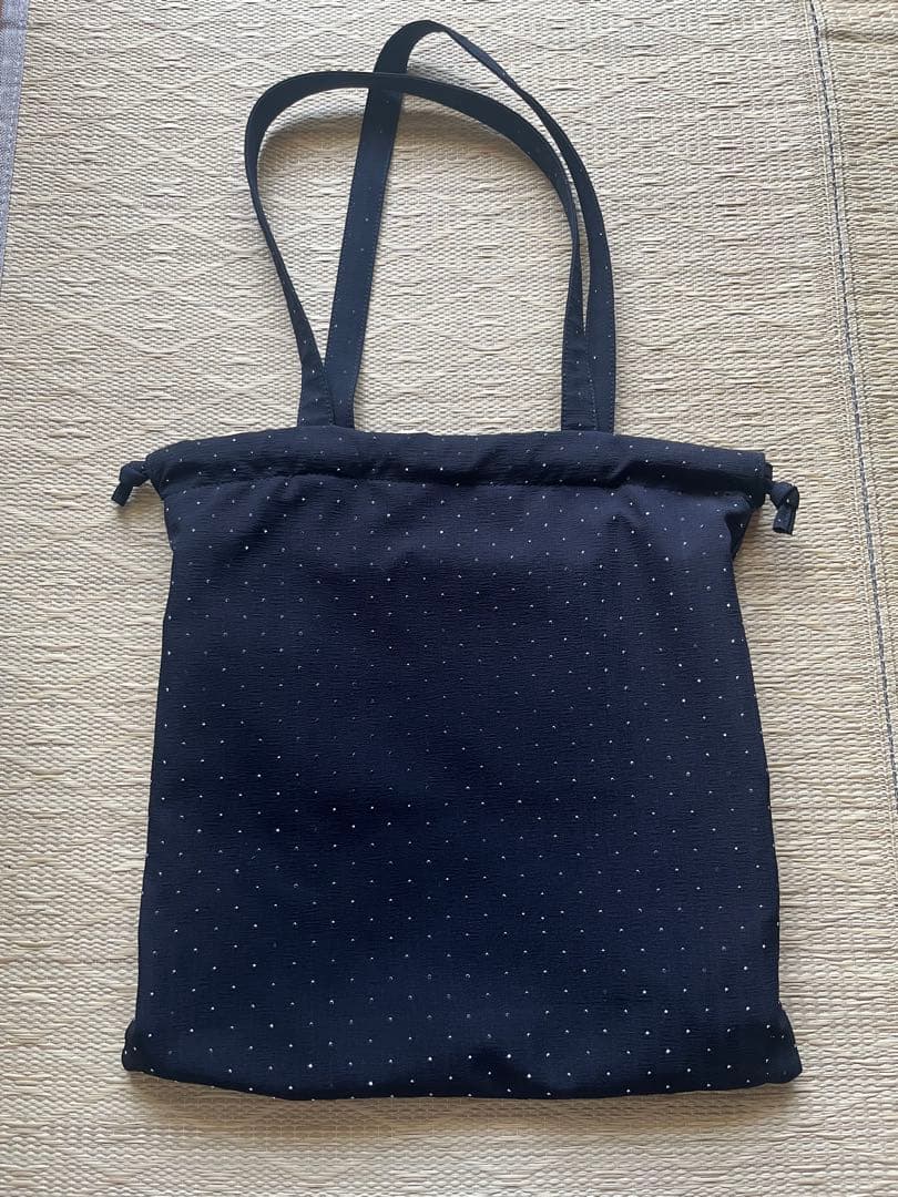 WEGO リボン付きトートバッグ　ラインストーン入り — image 3