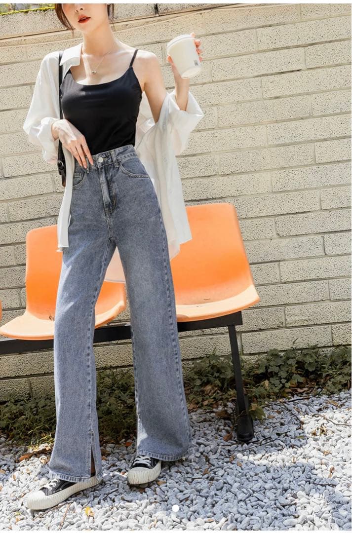 【最安値✨】SEOULMATE ソウルメイト　裾スリットデニム　デニム — image 2