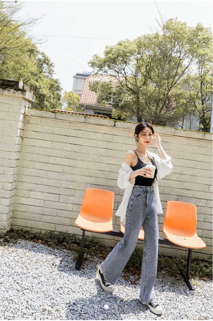 【最安値✨】SEOULMATE ソウルメイト　裾スリットデニム　デニム — image 4