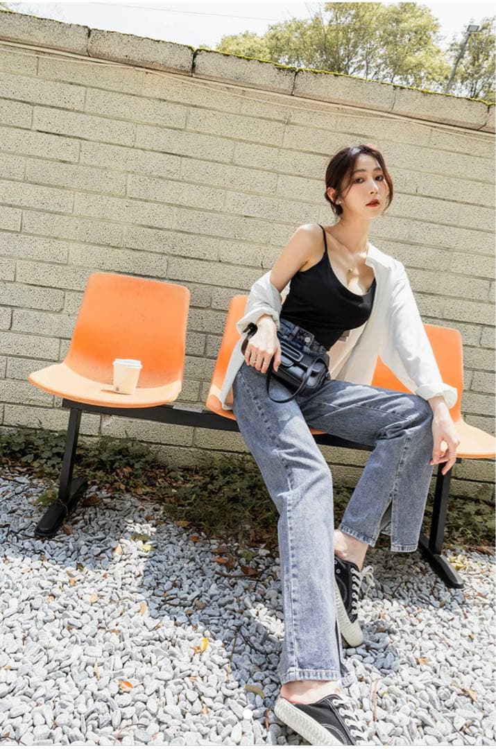 【最安値✨】SEOULMATE ソウルメイト　裾スリットデニム　デニム — image 5