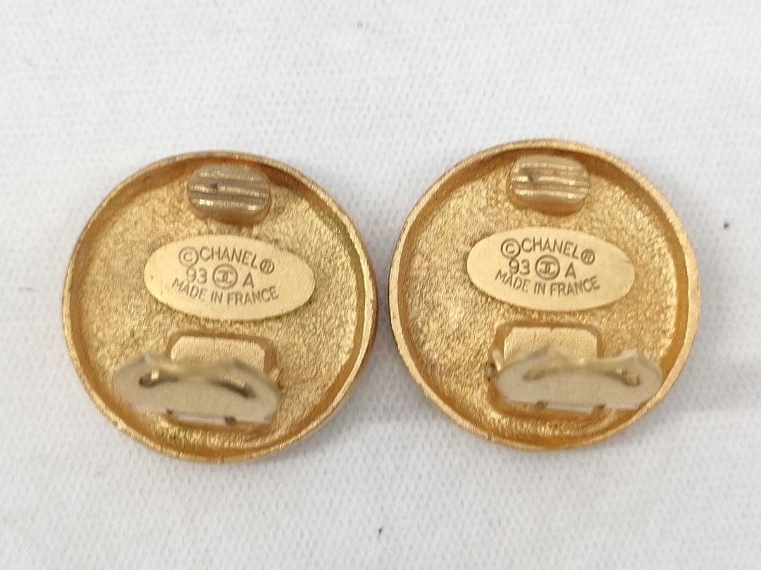 CHANEL シャネル ココマーク イヤリング 93A ヴィンテージ ゴールド — image 2