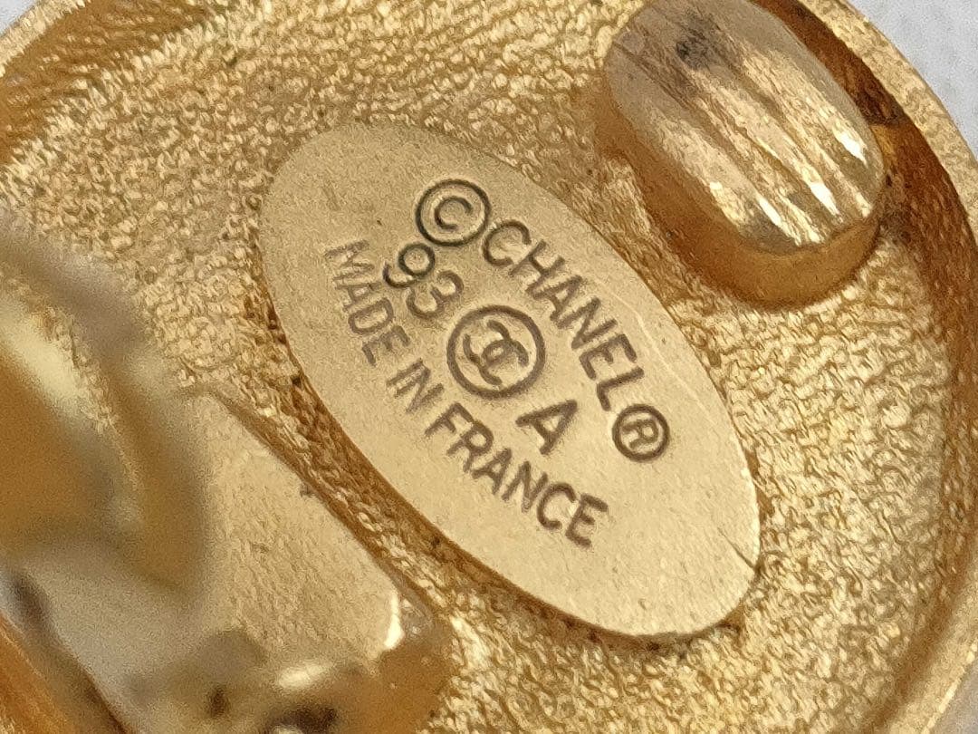 CHANEL シャネル ココマーク イヤリング 93A ヴィンテージ ゴールド — image 3