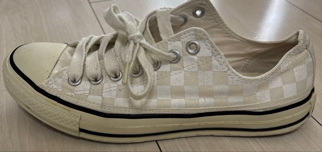 Converse All Star ローカット チェック柄 スニーカー — image 3