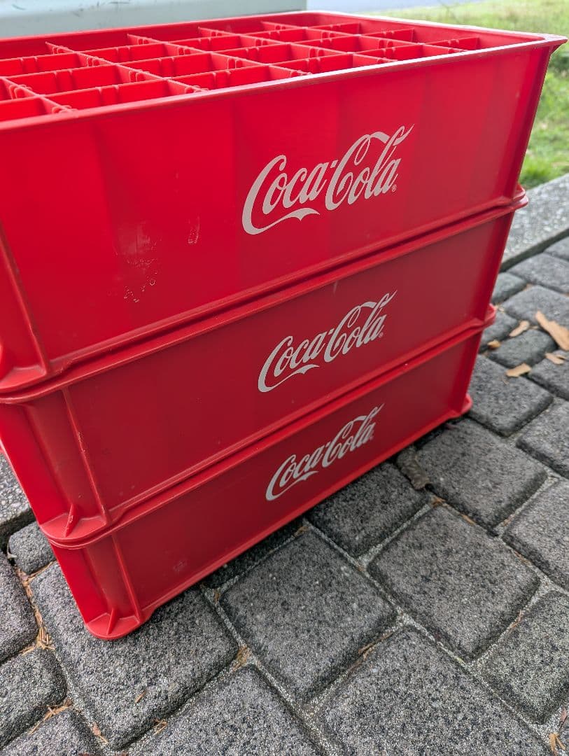 コカコーラ　空き箱　3個セット　COLA　ヴィンテージ　空箱　コンテナ — image 2