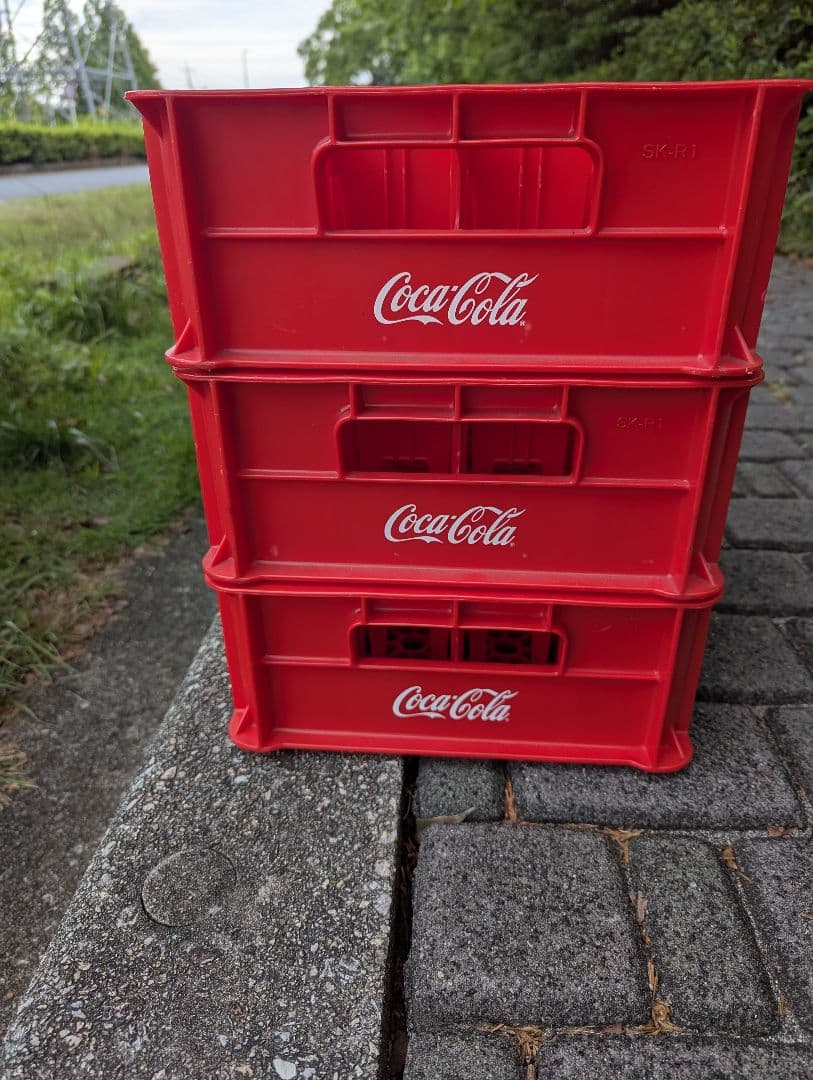 コカコーラ　空き箱　3個セット　COLA　ヴィンテージ　空箱　コンテナ — image 3