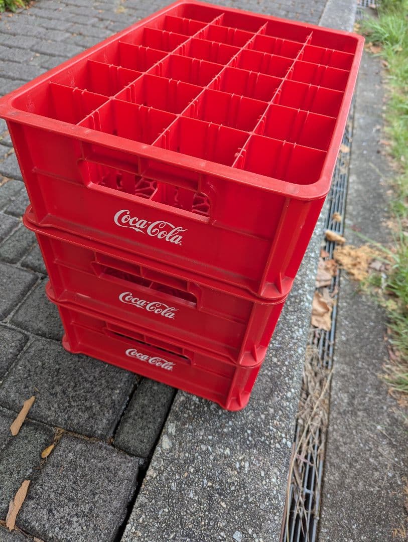 コカコーラ　空き箱　3個セット　COLA　ヴィンテージ　空箱　コンテナ — image 4