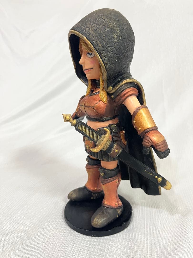造形粘土作家 宮川アジュ 作品　置物 オブジェ フィギュア 中世の騎士 女性騎士 — image 3