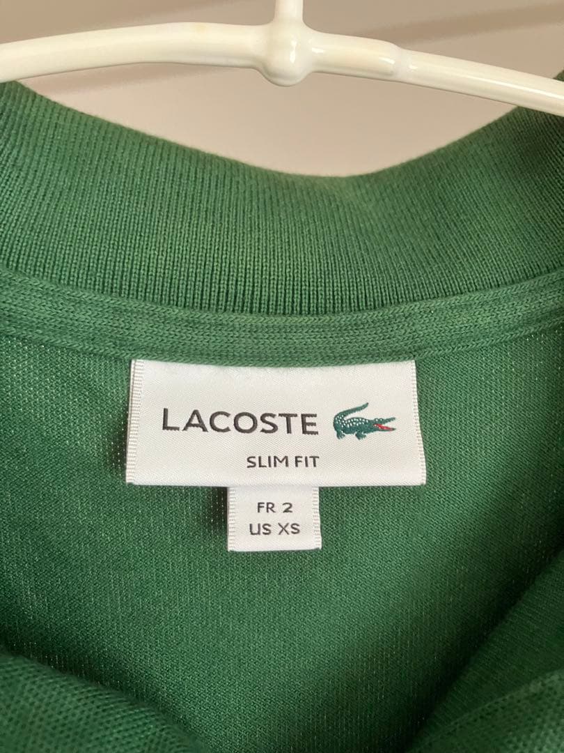LACOSTE ポロシャツ グリーン スリムフィット — image 3
