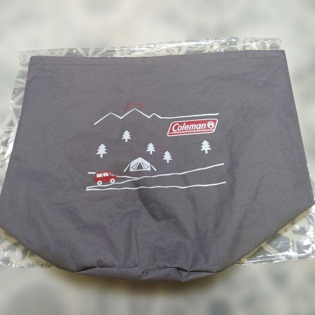 Coleman トートバッグ グレー キャンプ柄 — image 3