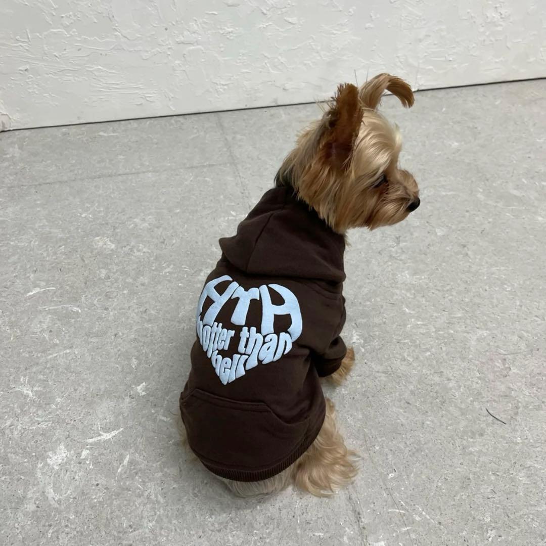 HTH ペットウェア heart logo hoodie — image 5