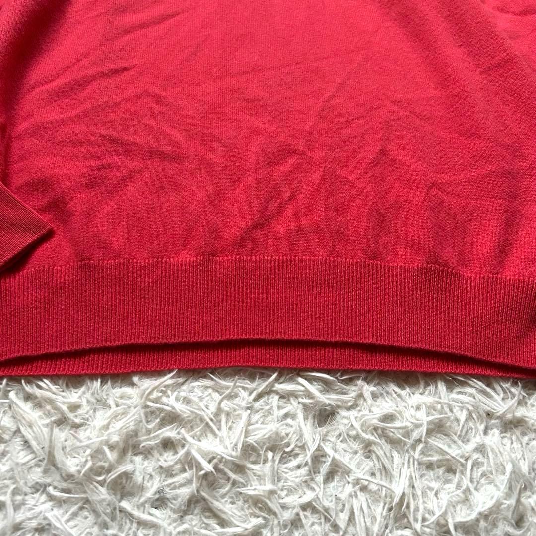 malo optimum ウール カシミヤ クルーネックニット L 赤 — image 3
