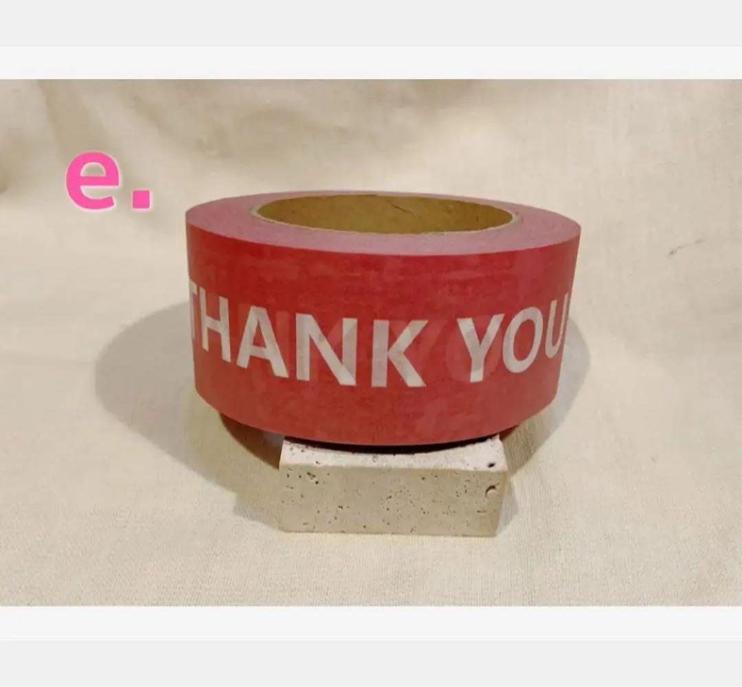✧︎出品者さん プレゼントに✧︎梱包材✧︎THANK YOUクラフトテープ2本セット⑤ — image 3