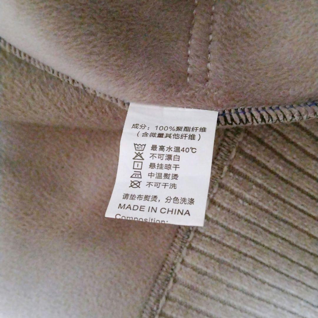 【ワケあり】ニットカーディガン メンズ 裏起毛 ジップアップ グレー 3XL — image 4