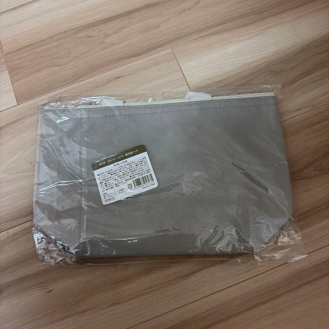 【新品未開封】スヌーピー 保冷温バッグ グレー — image 2
