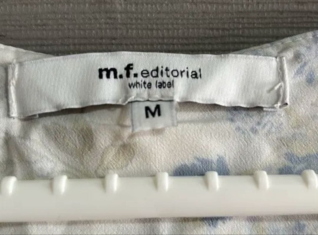 m.f.editorial white label 花柄レイヤード M — image 3