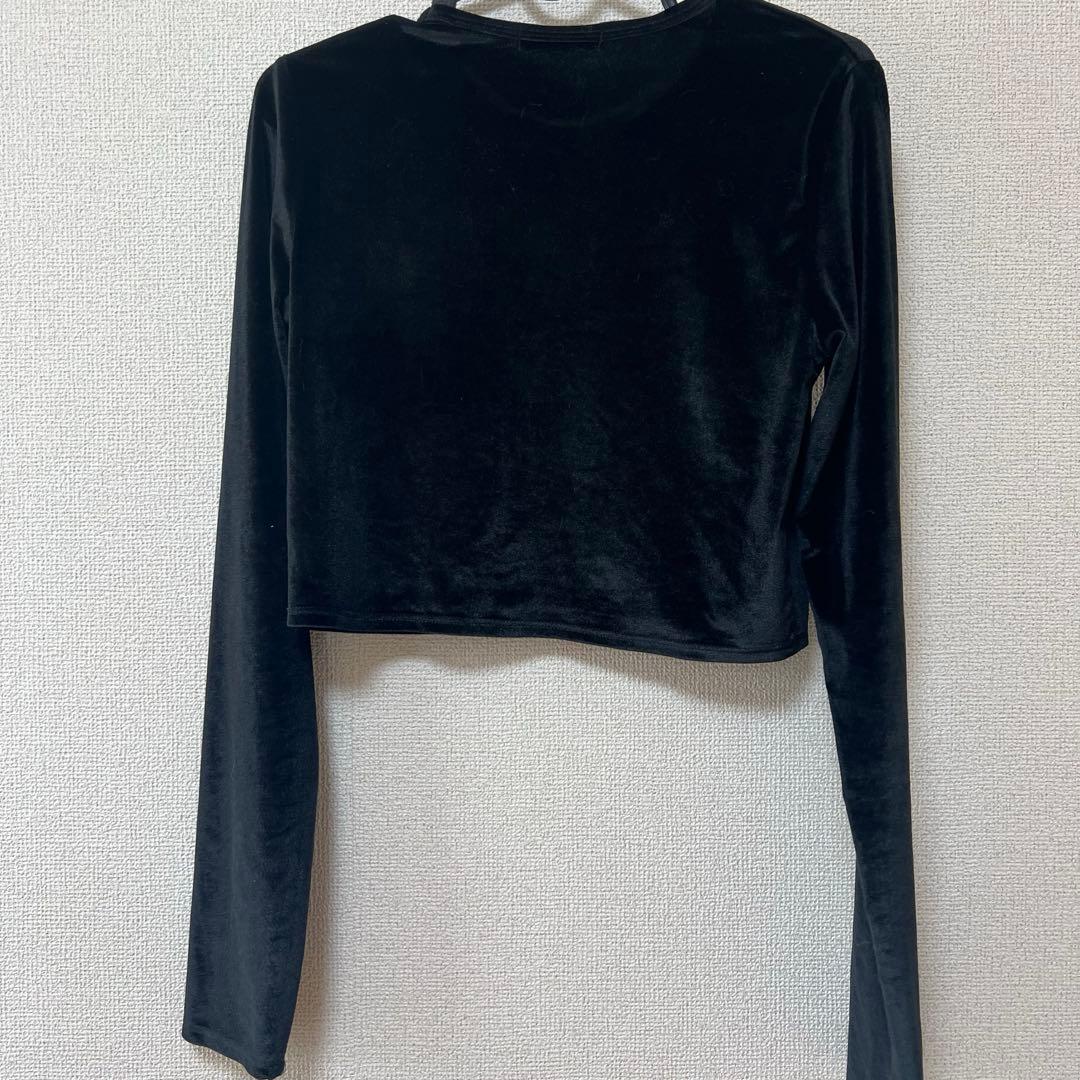 JEANASIS シアーベロアシシュウクロップドTEE — image 2
