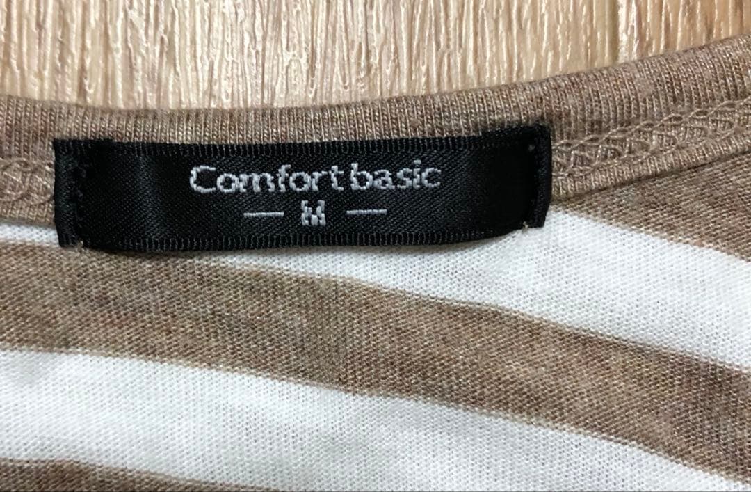 Comfortbasic ストライプ 半袖Tシャツ M — image 2