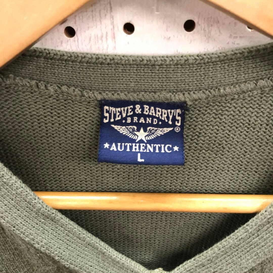 STEVE&BARRYS シティーボーイ古着 ボーダー コットンニット ベスト — image 2