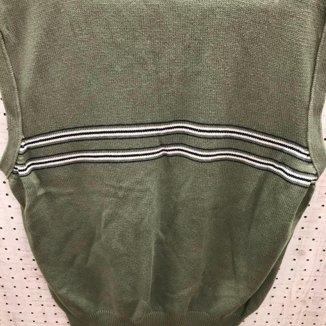 STEVE&BARRYS シティーボーイ古着 ボーダー コットンニット ベスト — image 5