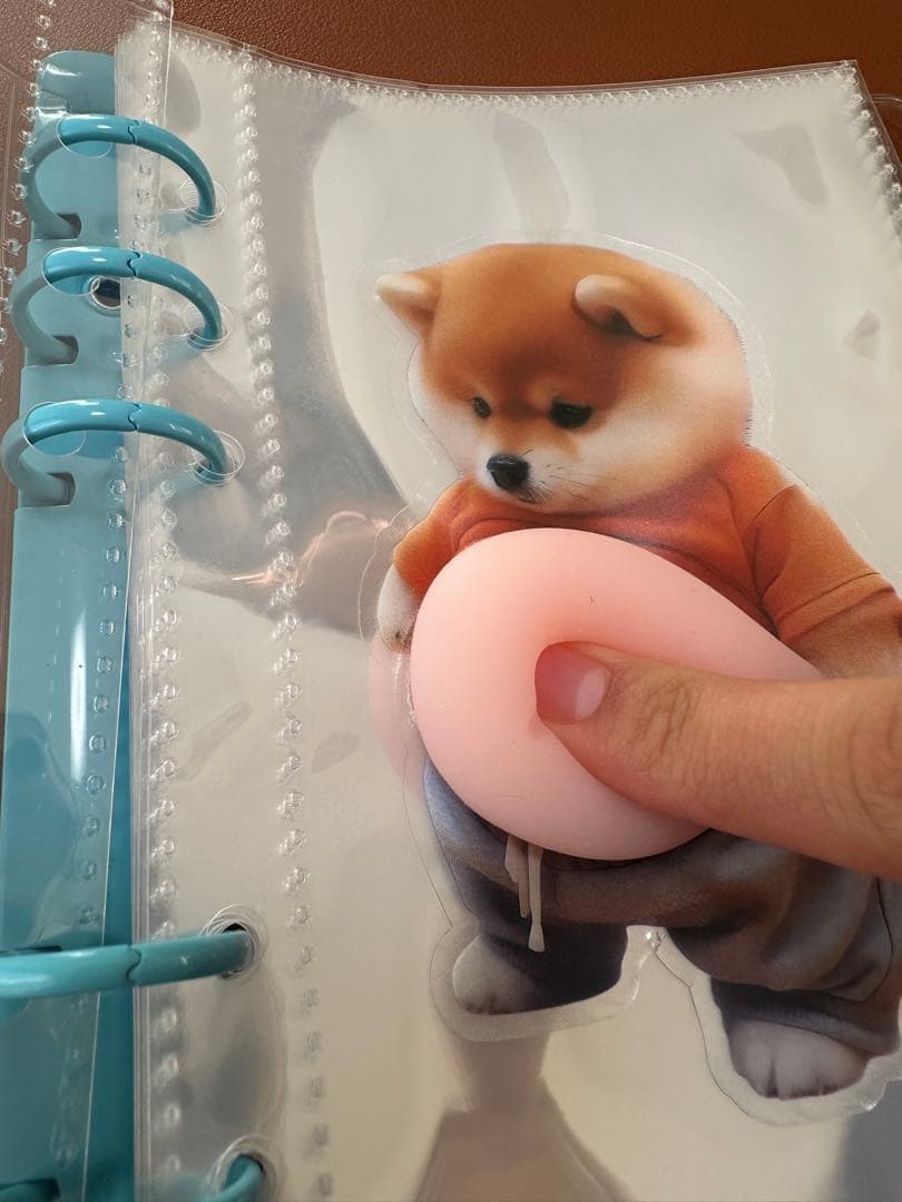 8個セット(16個入り) 柴犬 お腹ぷにぷにシール 3Dシールステッカ — image 3