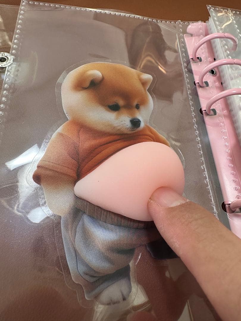 8個セット(16個入り) 柴犬 お腹ぷにぷにシール 3Dシールステッカ — image 4