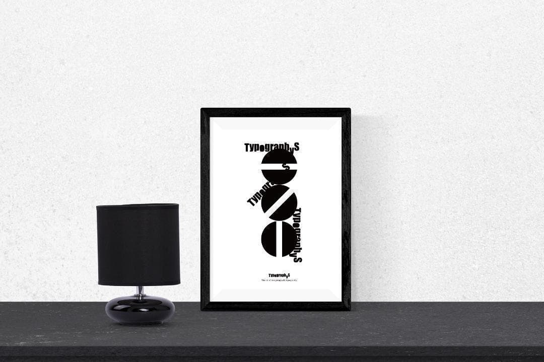 【SALE】TYPOGRAPHYS アートポスター（A4サイズ）#4696 — image 2