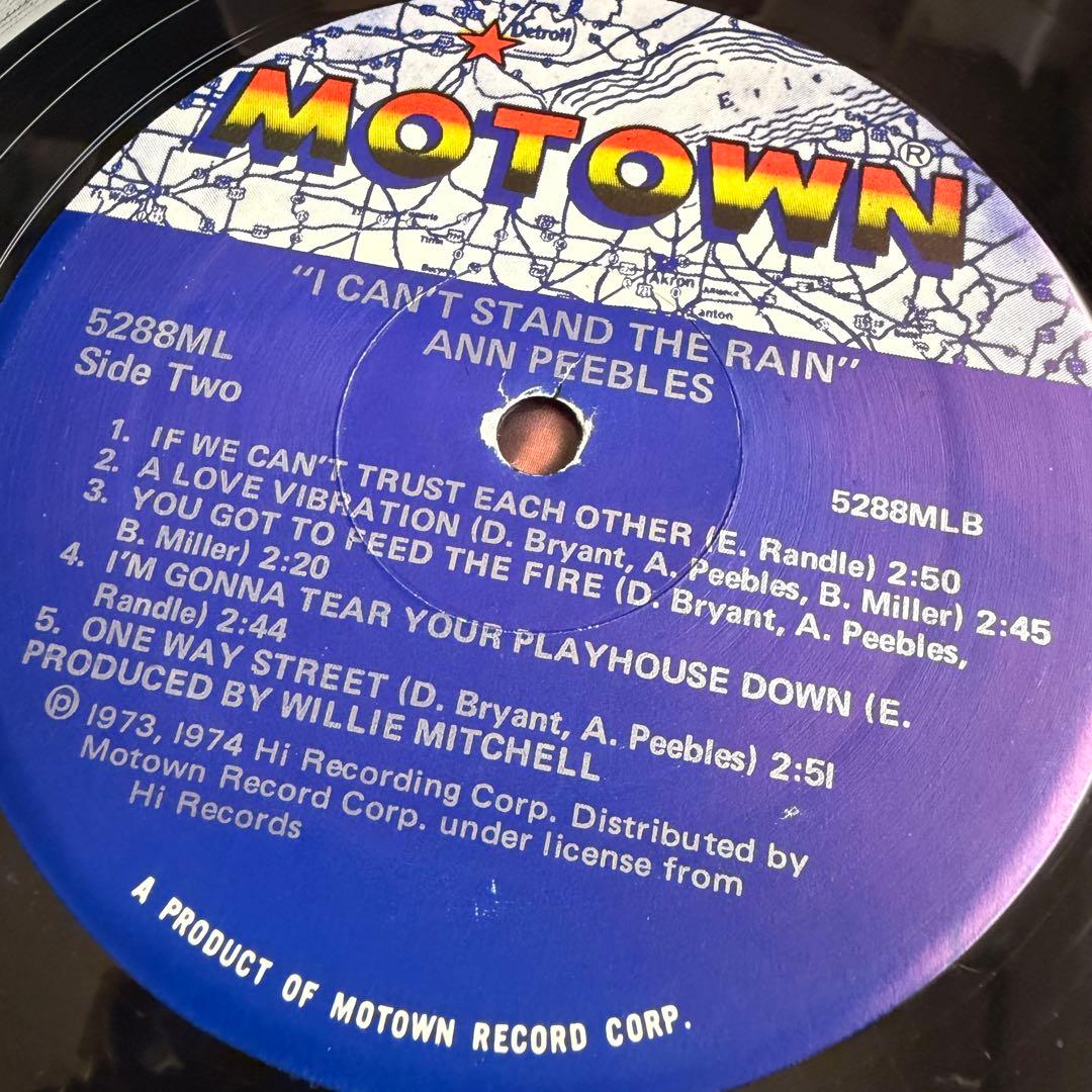 名盤‼️Ann Peebles I Can't Stand The Rain LP — image 5