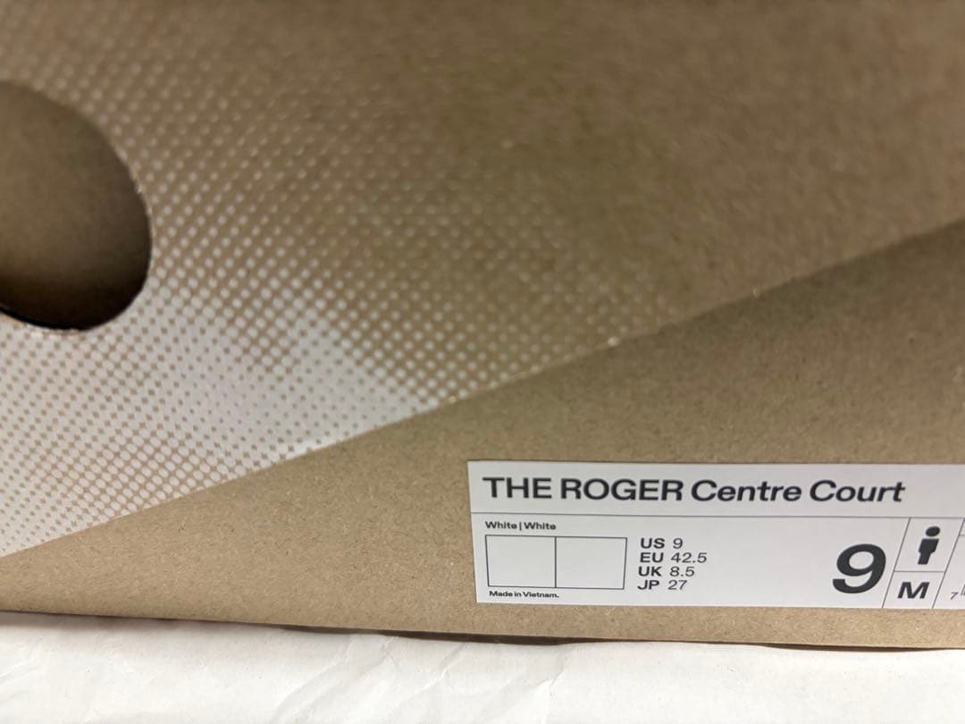On THE ROGER Centre Court 27cm white 白 — image 5
