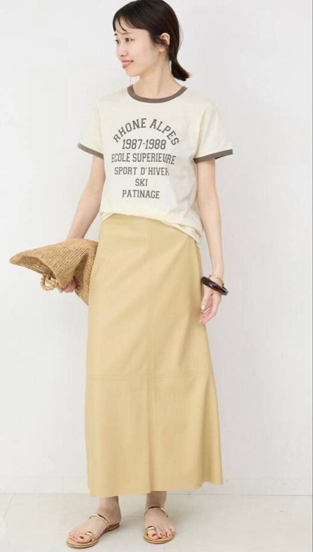 SLOBE IENA コンパクトプリントリンガーT 日本製 ベイクルーズ — image 2