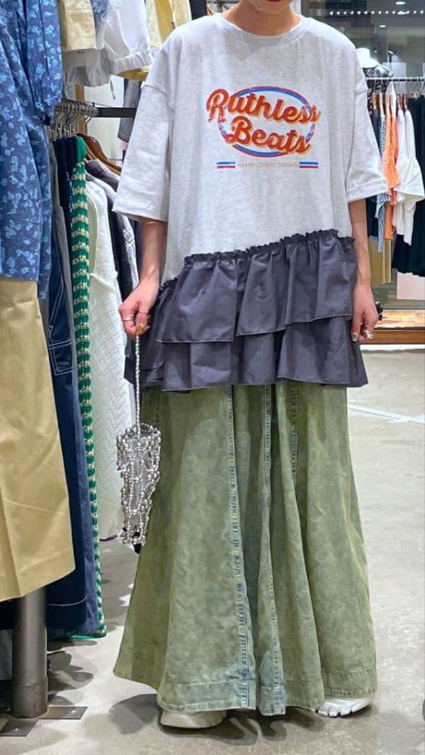 niko and ... ほぼ未使用美品 布帛コンビフリルロックTシャツ即日発送 — image 5