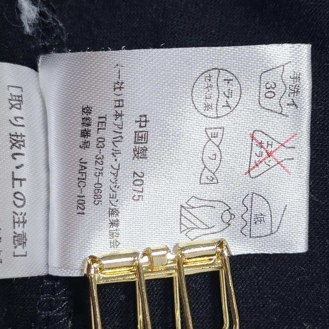 セレゴシップ CELEGOSSIP 長袖カットソー 黒 バラ モチーフ M — image 4