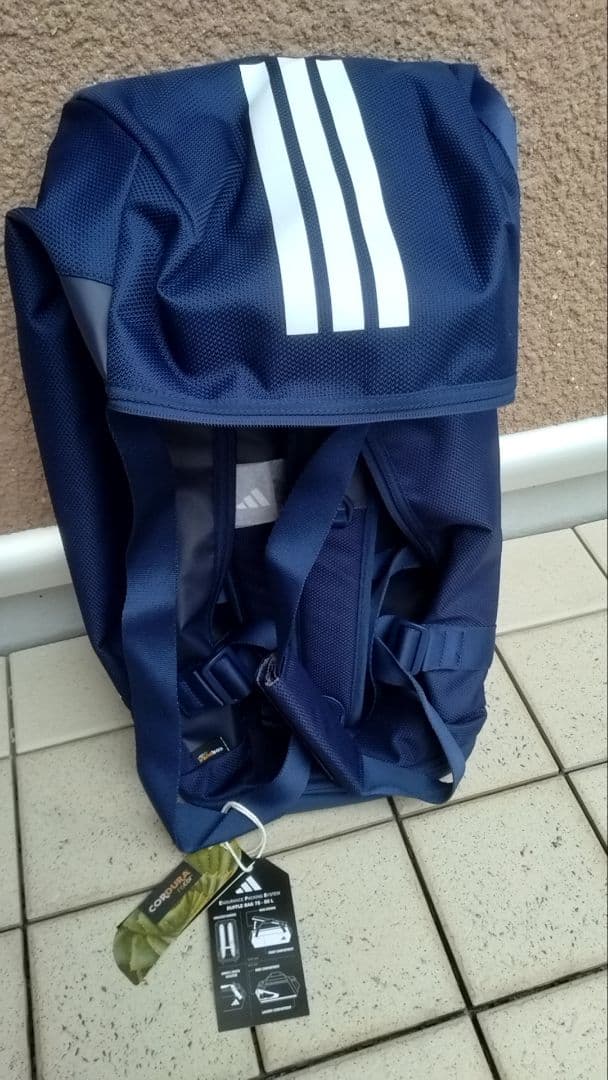 【新品未使用】アディダス ダッフルバッグ 50L adidas ダークブルー — image 3