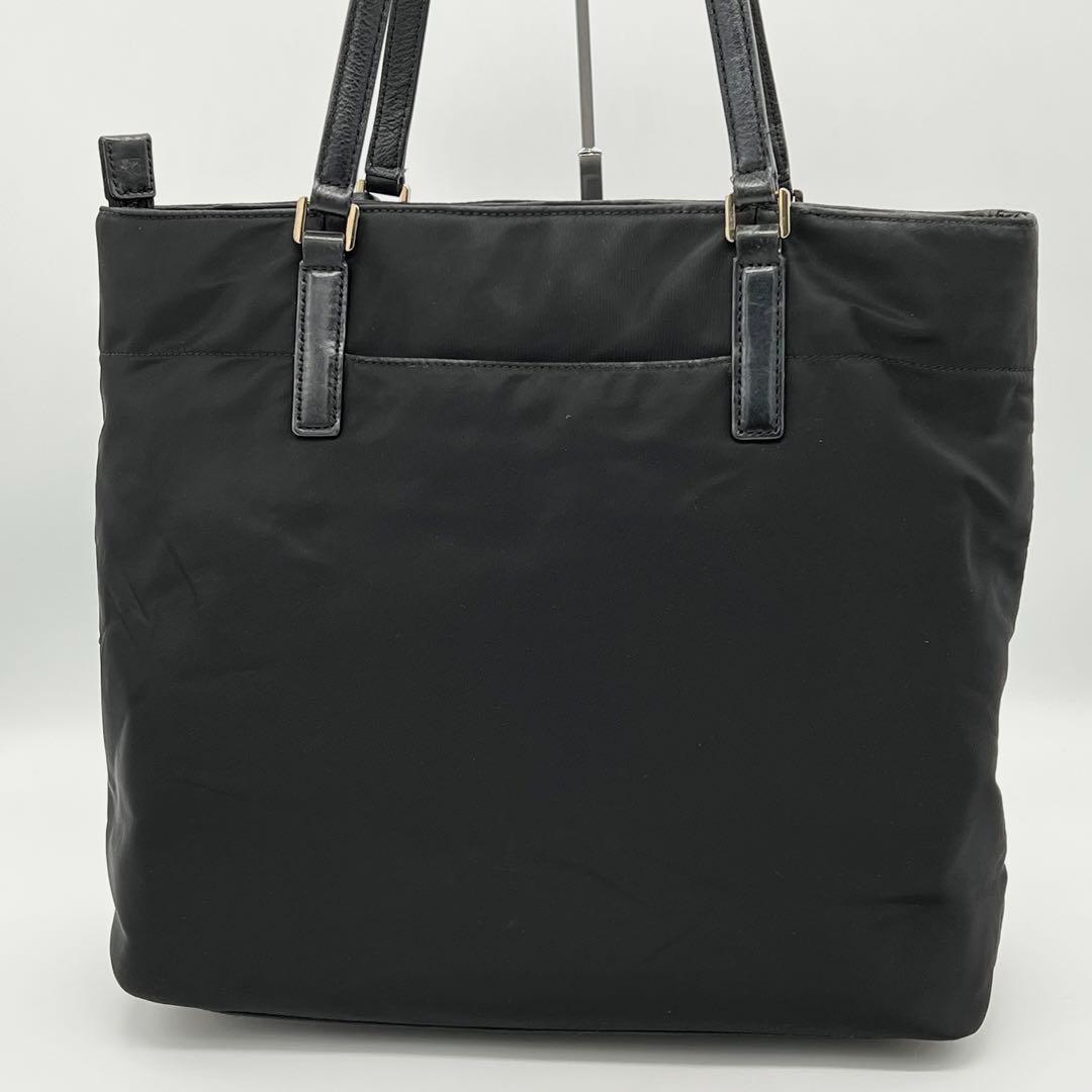 MICHAEL KORS トートバッグ A4収納可能 ナイロン レザー ブラック — image 2