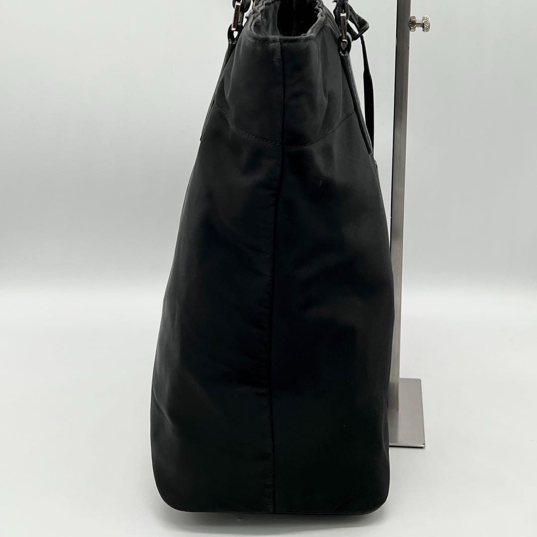 MICHAEL KORS トートバッグ A4収納可能 ナイロン レザー ブラック — image 3