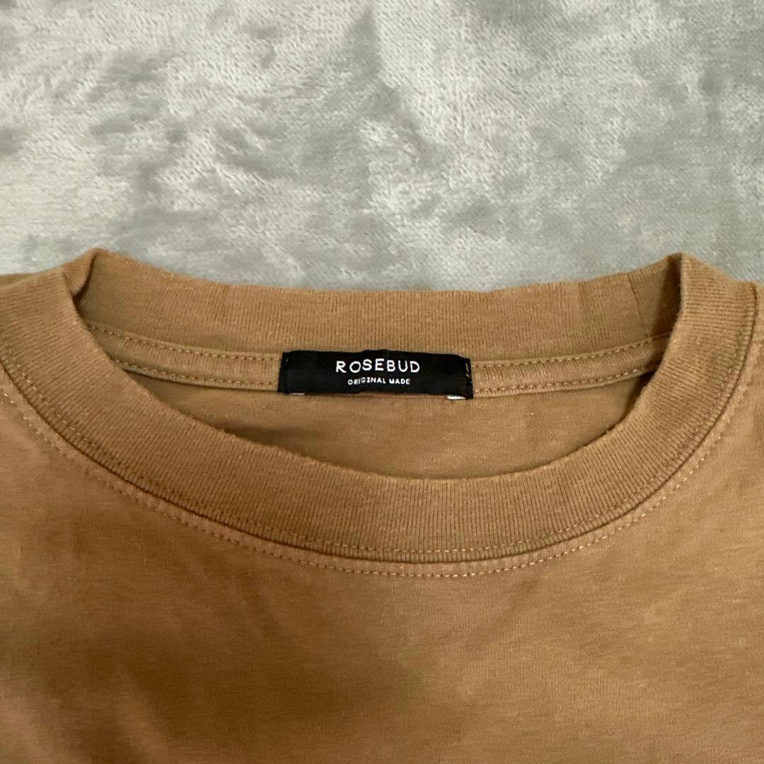 ROSE BUD KANGOL コラボ 長袖カットソー ブラウン — image 3